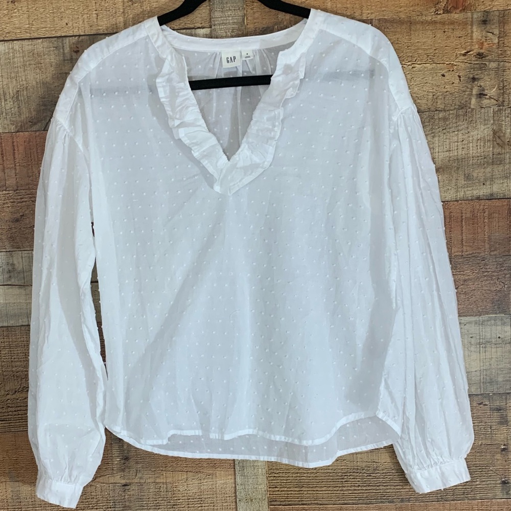 GAP like new condition white Blouse